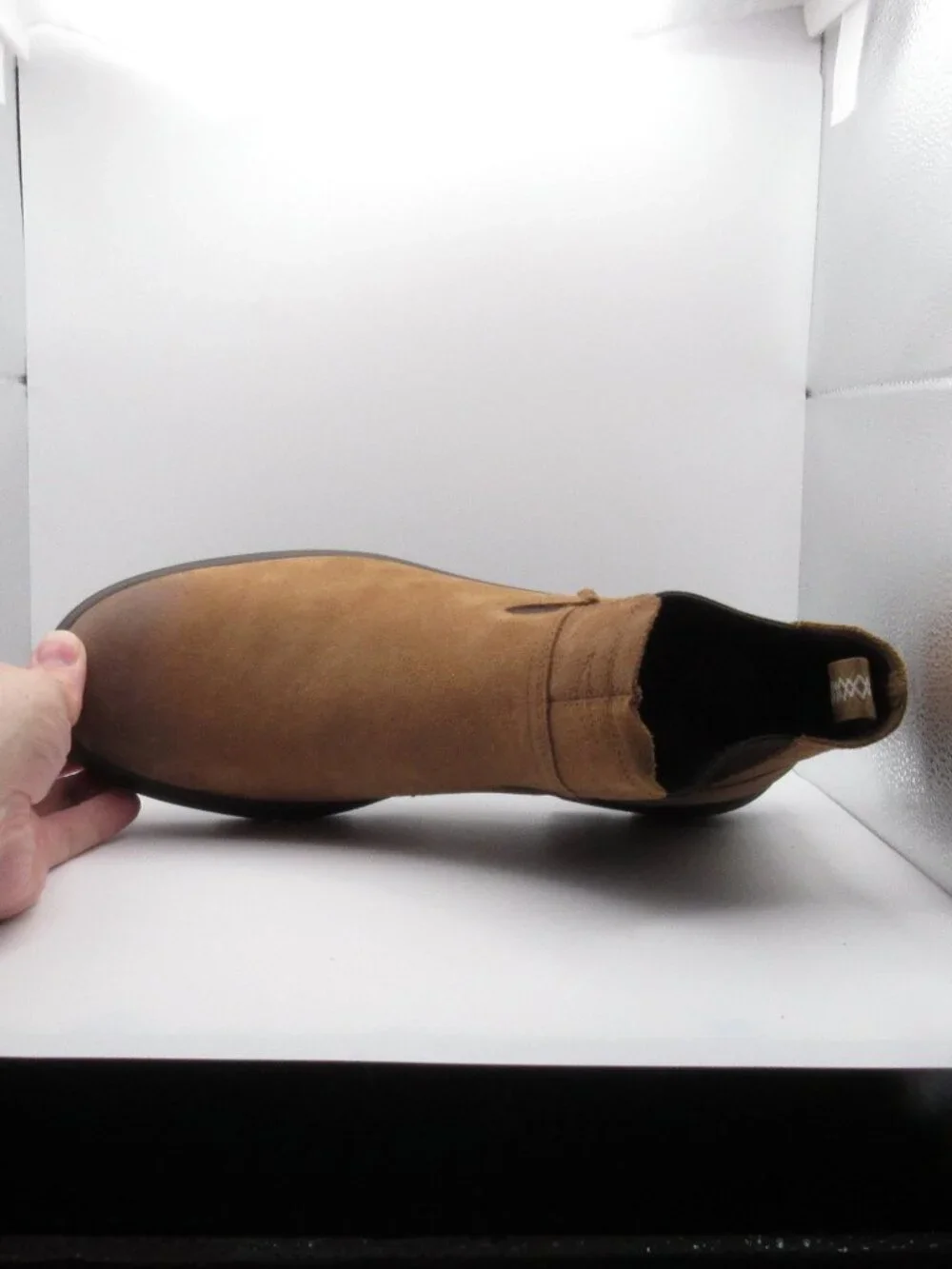 UGG Chestnut Suede Biltmore Chelsea Short Boots Size 12 New Without Box 1123669